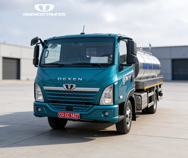 Автоцистерна для питної води Daewoo Dexen